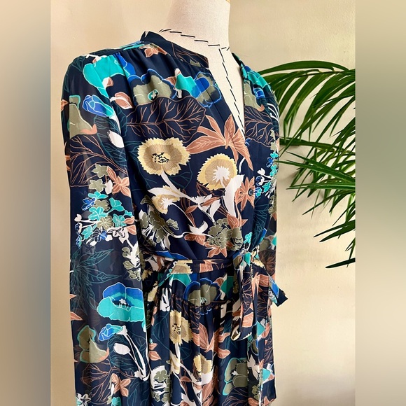 H&M Conscious Collection Floral Maxi Dress | Size 6 - Picture 3 of 9